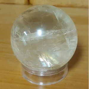 Honey Calcite Crystal Sphere